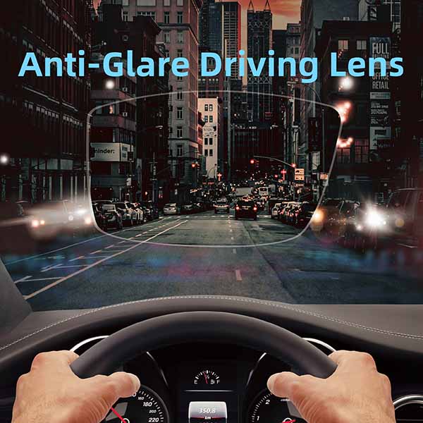 Anti-Glare Driving Lens